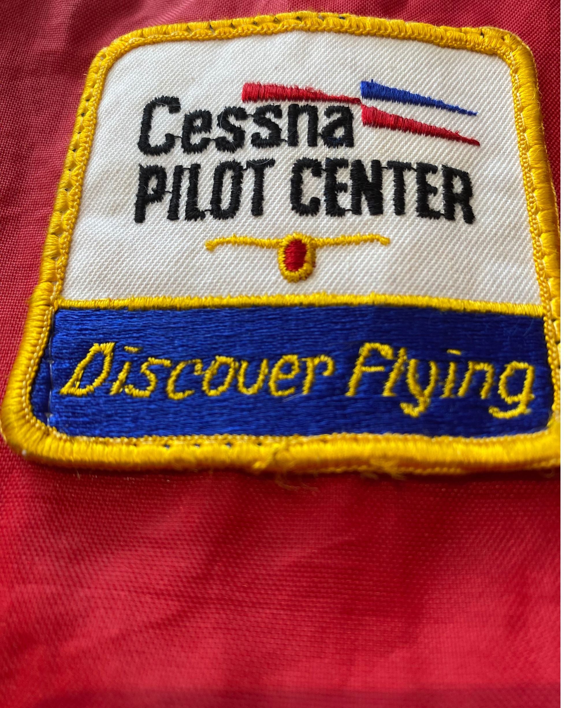 Cessna Flying Jacket Red/Blue Size M 1970s