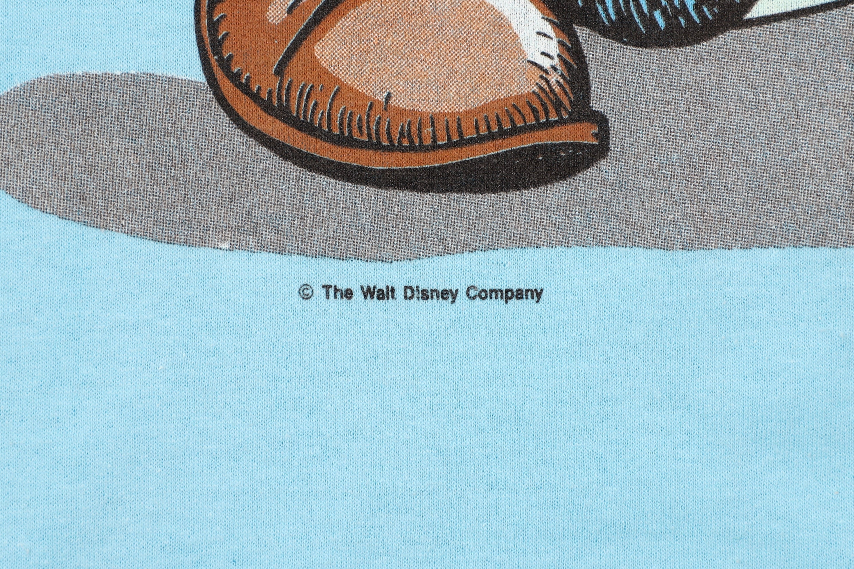 Disney Hey Hey Hey T-Shirt X-Large Aqua 1980s