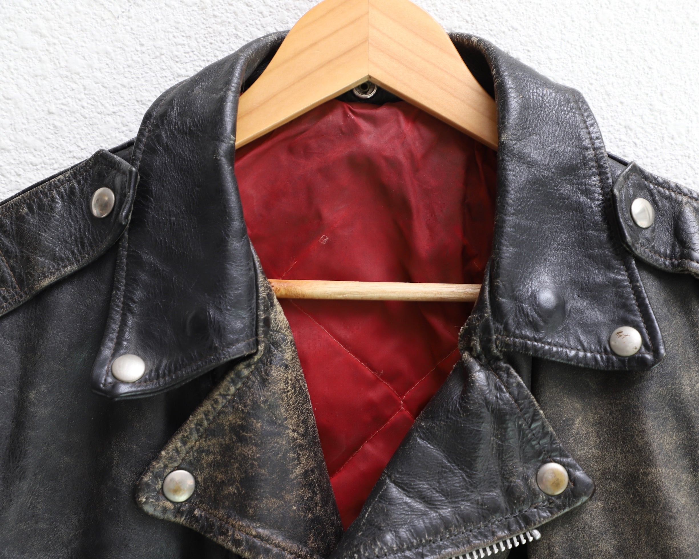 Leather Biker Kit IRC’s 1950s with Harley Patch USA - MEDIUM