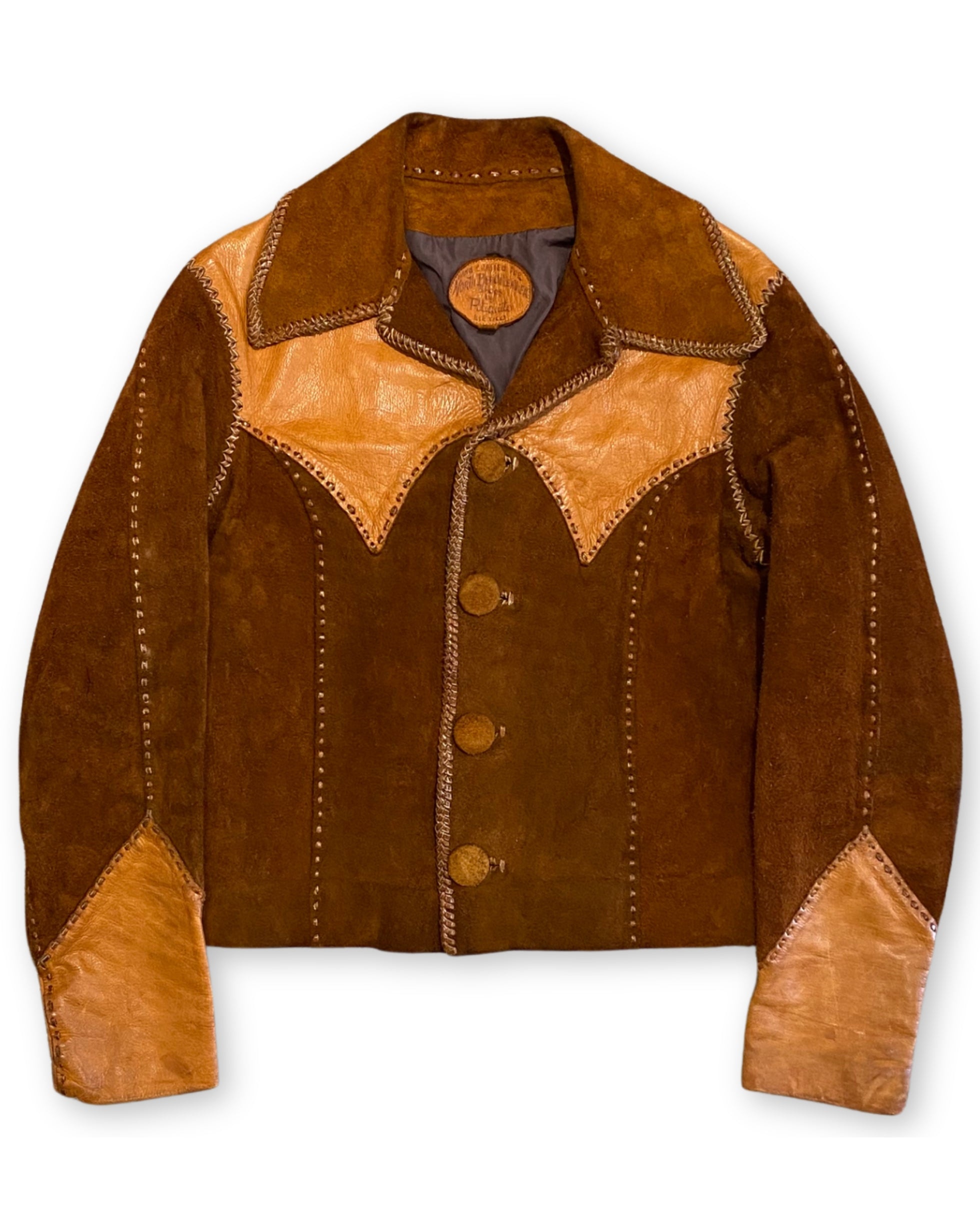 レザージャケット 70s Northbeach HandCraft Suede Jacket North Beach Leather 1970s Suede Leather Jacket Small – Surfing Cowboys