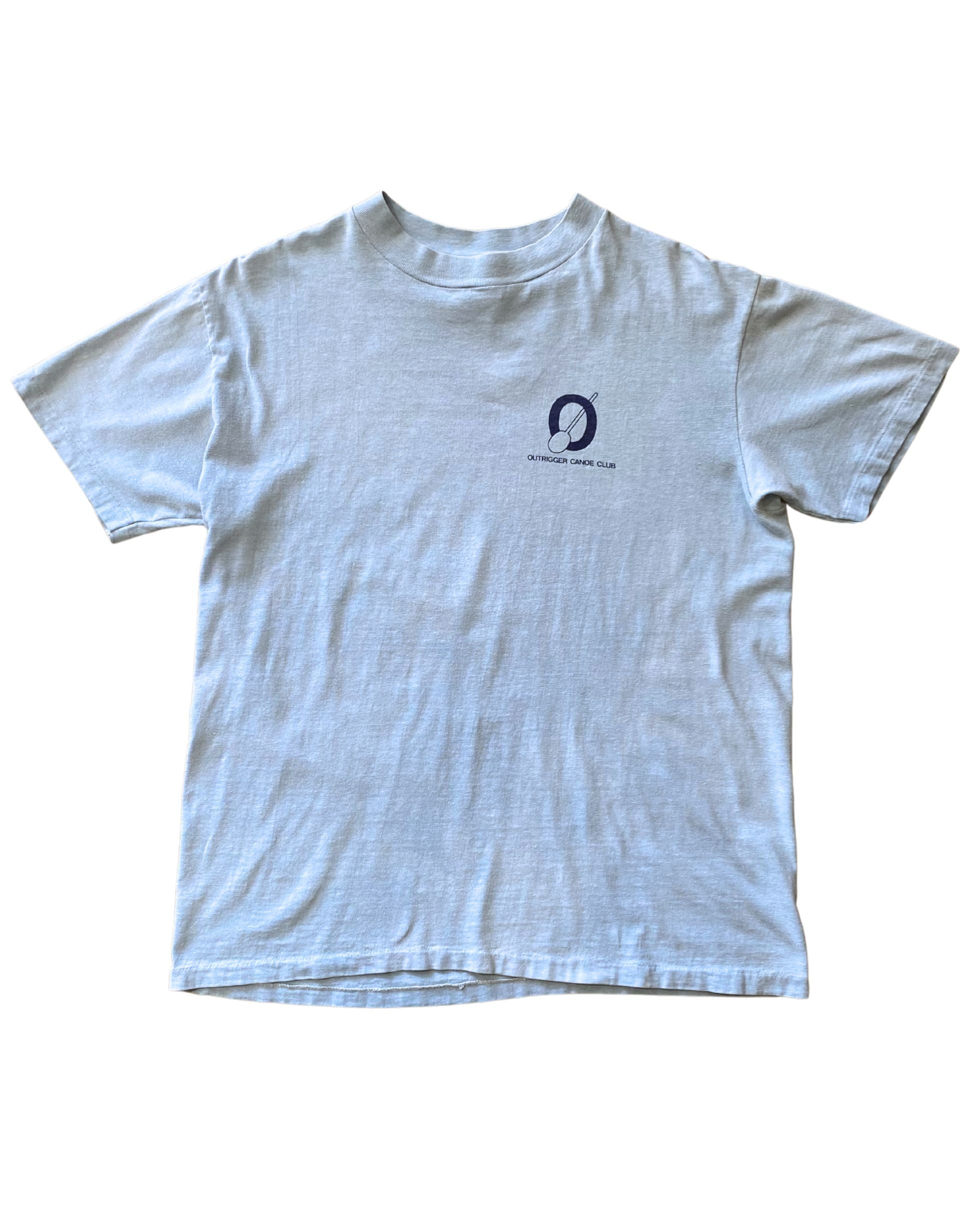 Outrigger Canoe Club LARGE T-shirt Blue 1980s