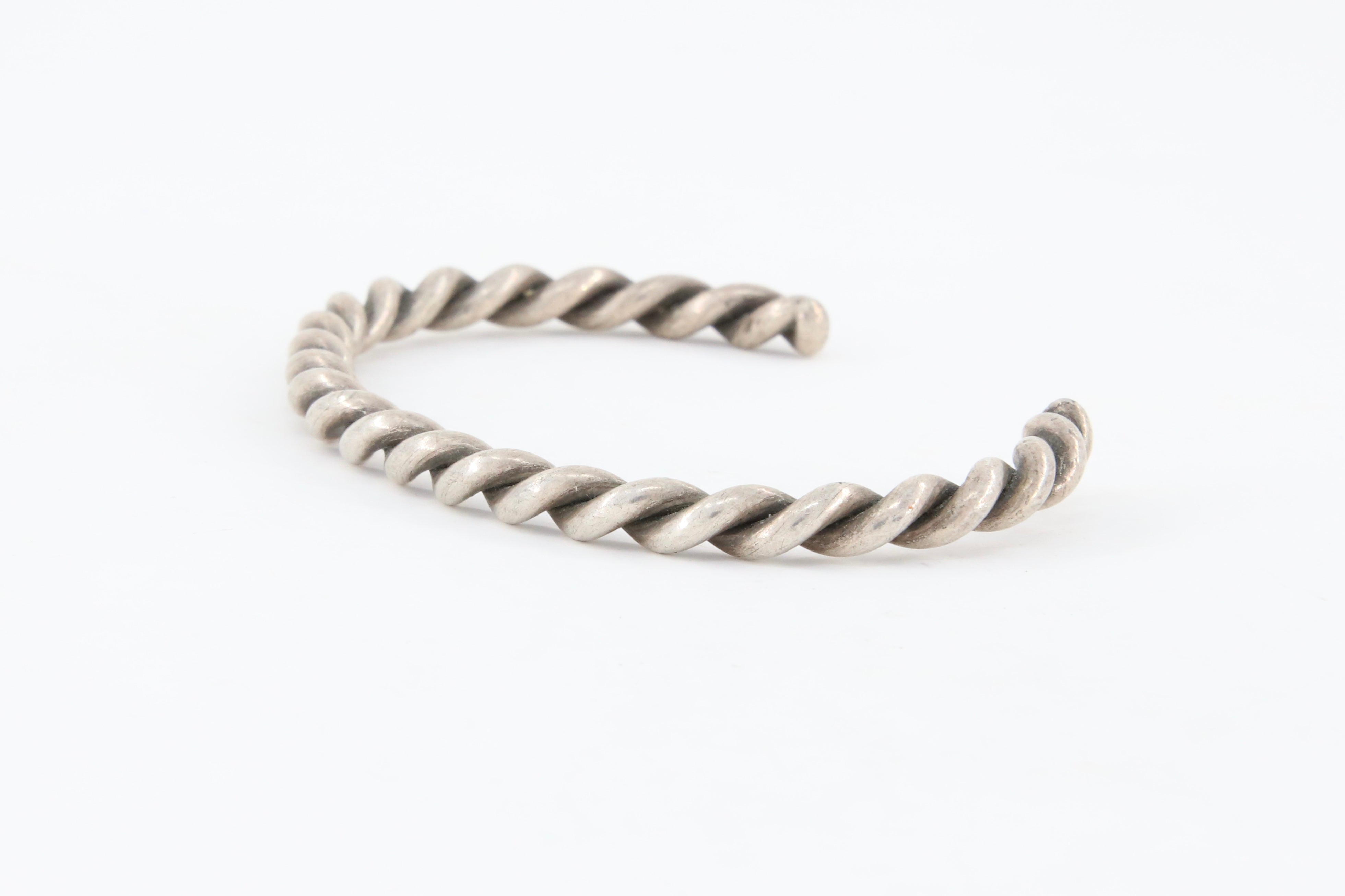 Sterling Silver Twist Cuff Bracelet