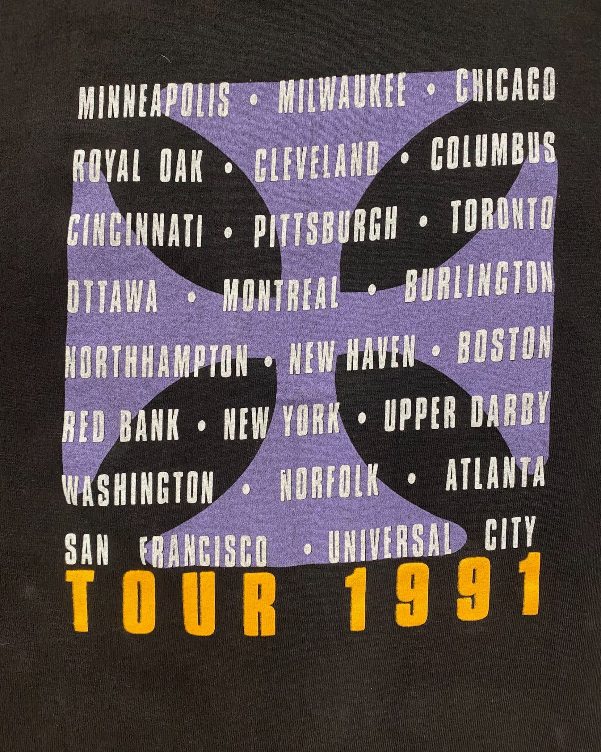 Chris Isaak Tour 1991 LARGE Black
