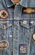 1960s LEVI'S Big E Biker Vest With Original Patches USA
Front detail.