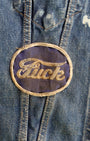 1960s LEVI'S Big E Biker Vest With Original Patches USA
Front patch