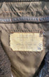 Tag detail of Imperial Fashions G-1 leather jacket, size 44.