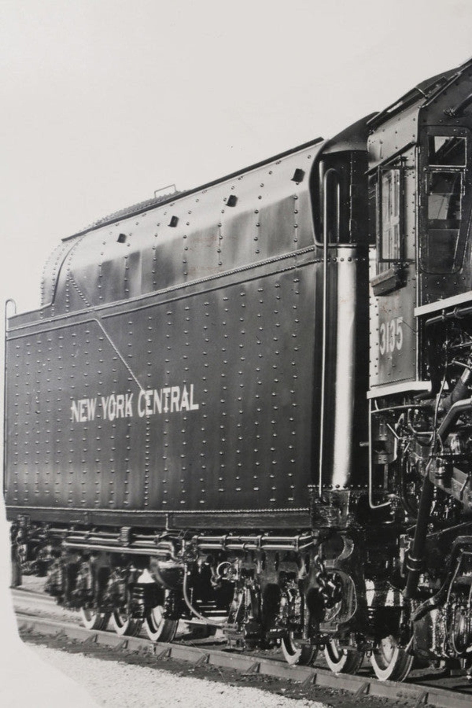 1940s New York Central Locomotive Train #3135 Original Photograph
