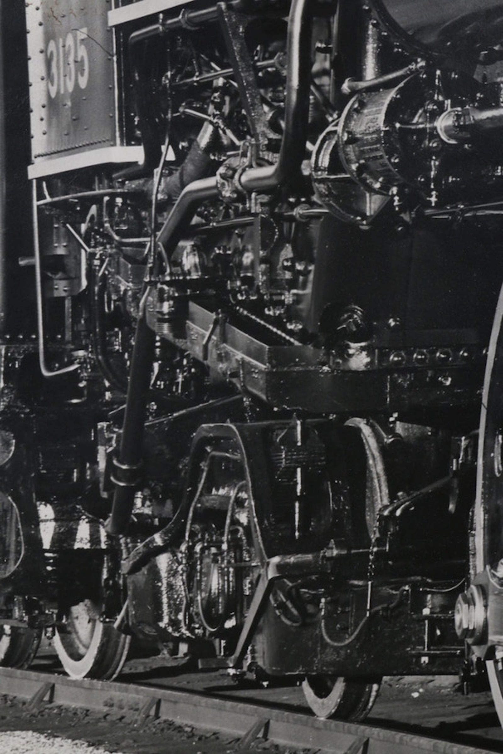 1940s New York Central Locomotive Train #3135 Original Photograph