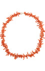 1940s Red Branch Coral Necklace.