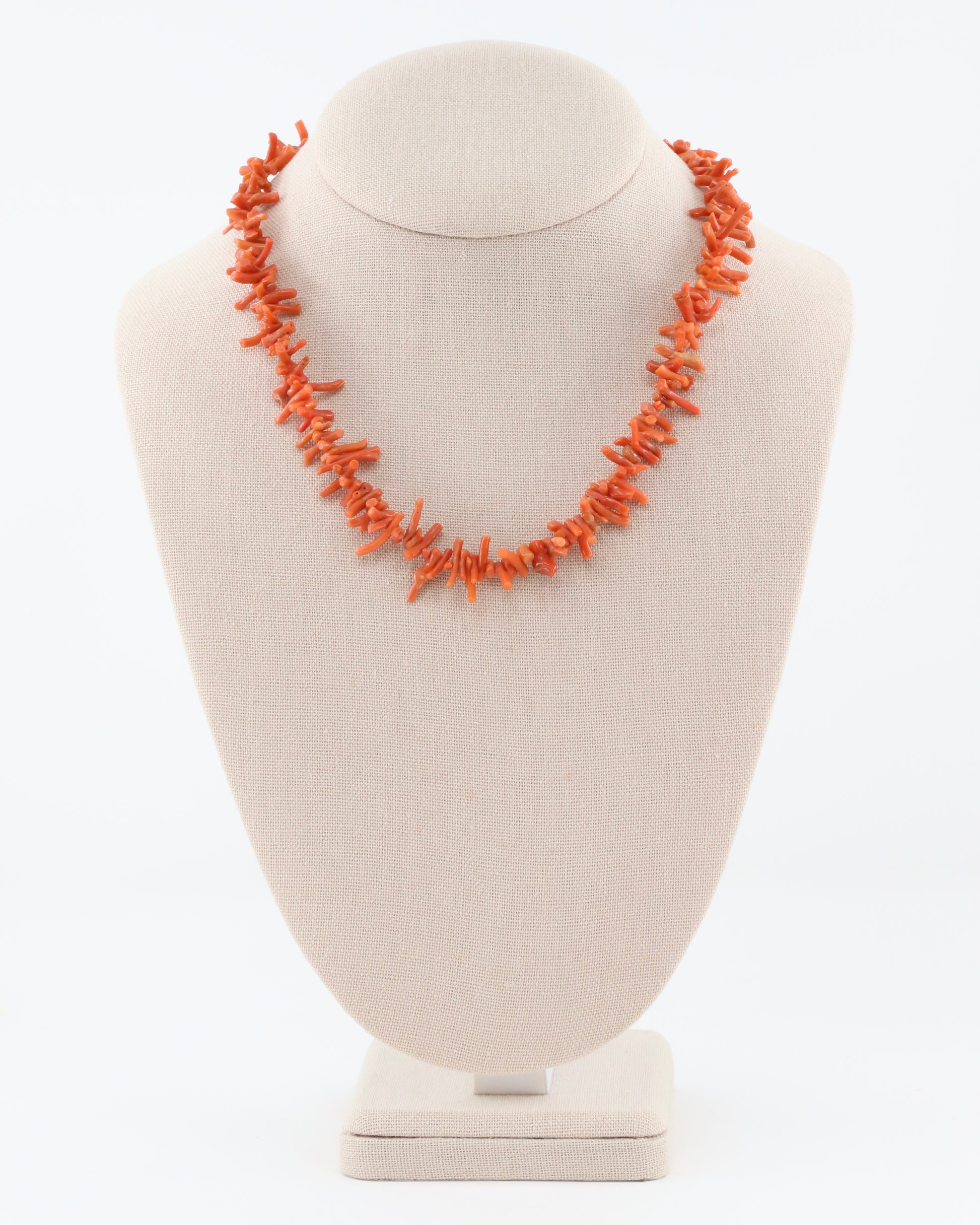 1940s Red Branch Coral Necklace (18 inches)