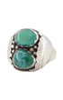 Vintage Sterling Silver Turquoise Ring.