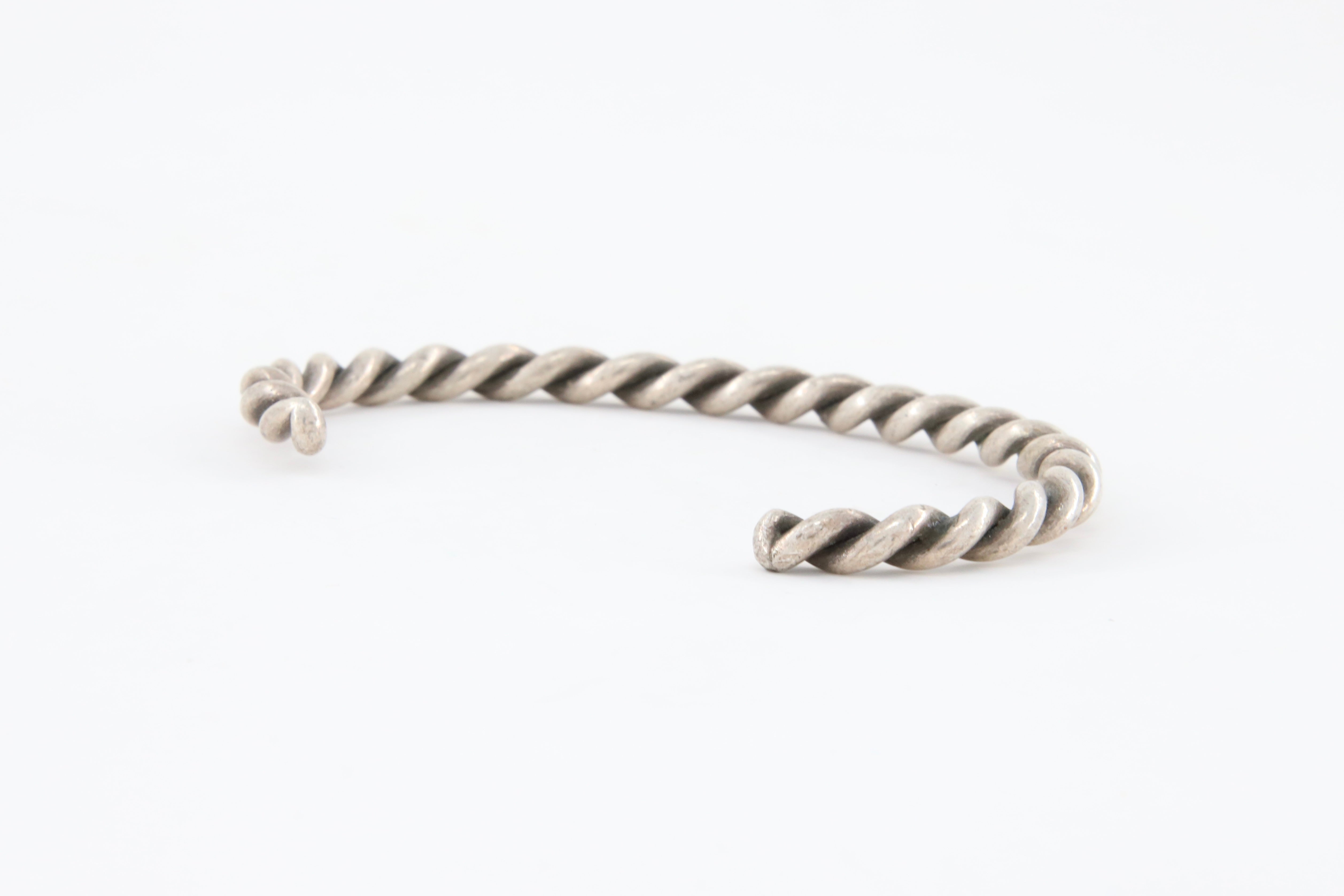 Sterling Silver Twist Cuff Bracelet