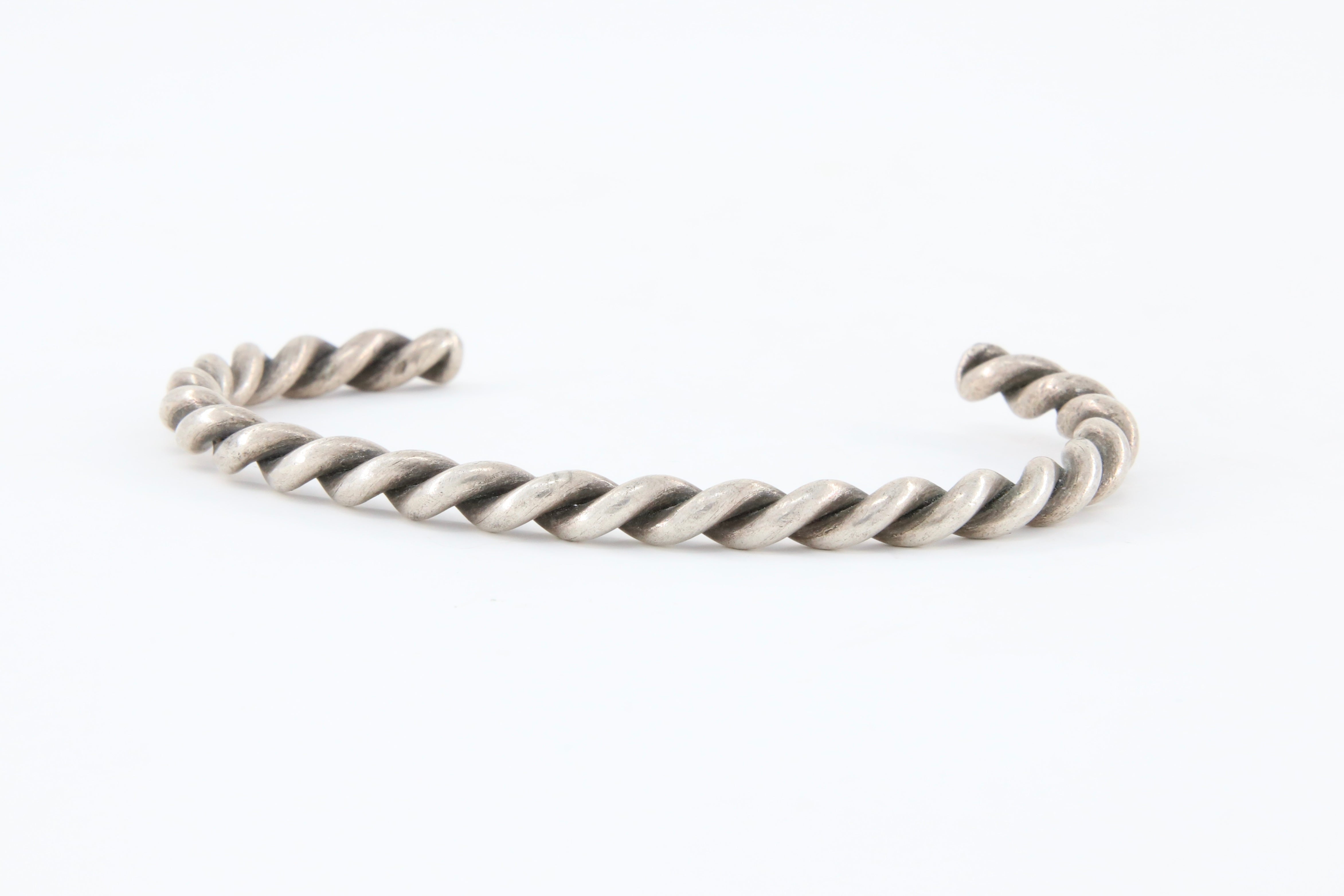 Sterling Silver Twist Cuff Bracelet