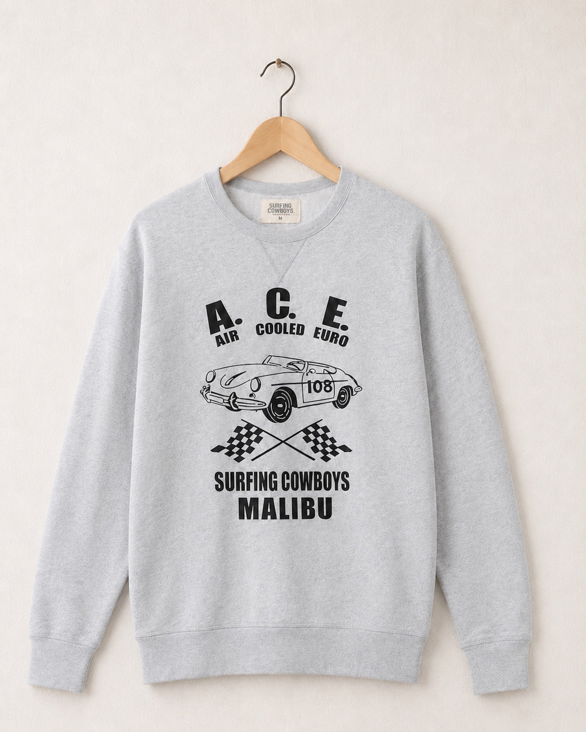 A.C.E. French Terry Sweatshirt – Heather Grey