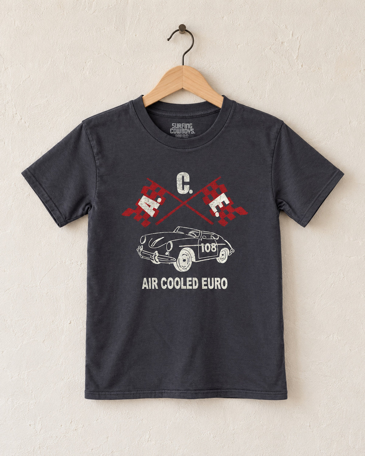 A.C.E. Car Youth T-Shirt Charcoal