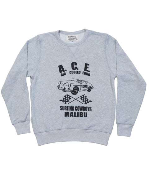 トップス ISNESS MUSIC C DISCO SWEATSHIRT A.C.E. Crew Sweatshirt Heather Grey