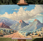 Another full view of the Alabama Hills (Lone Pine CA) Plein Air Painting from 1952.