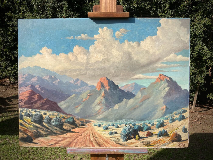 Another full view of the Alabama Hills (Lone Pine CA) Plein Air Painting from 1952.