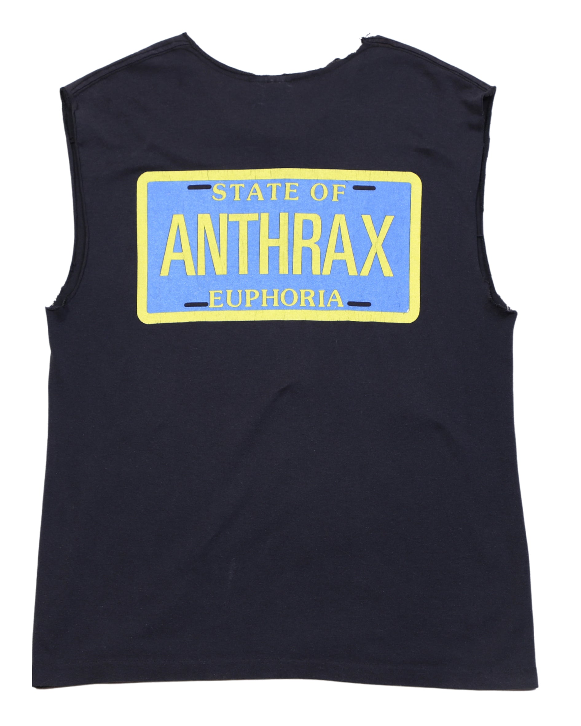 Anthrax State of Euphoria 1988 T-Shirt MEDIUM USA Back