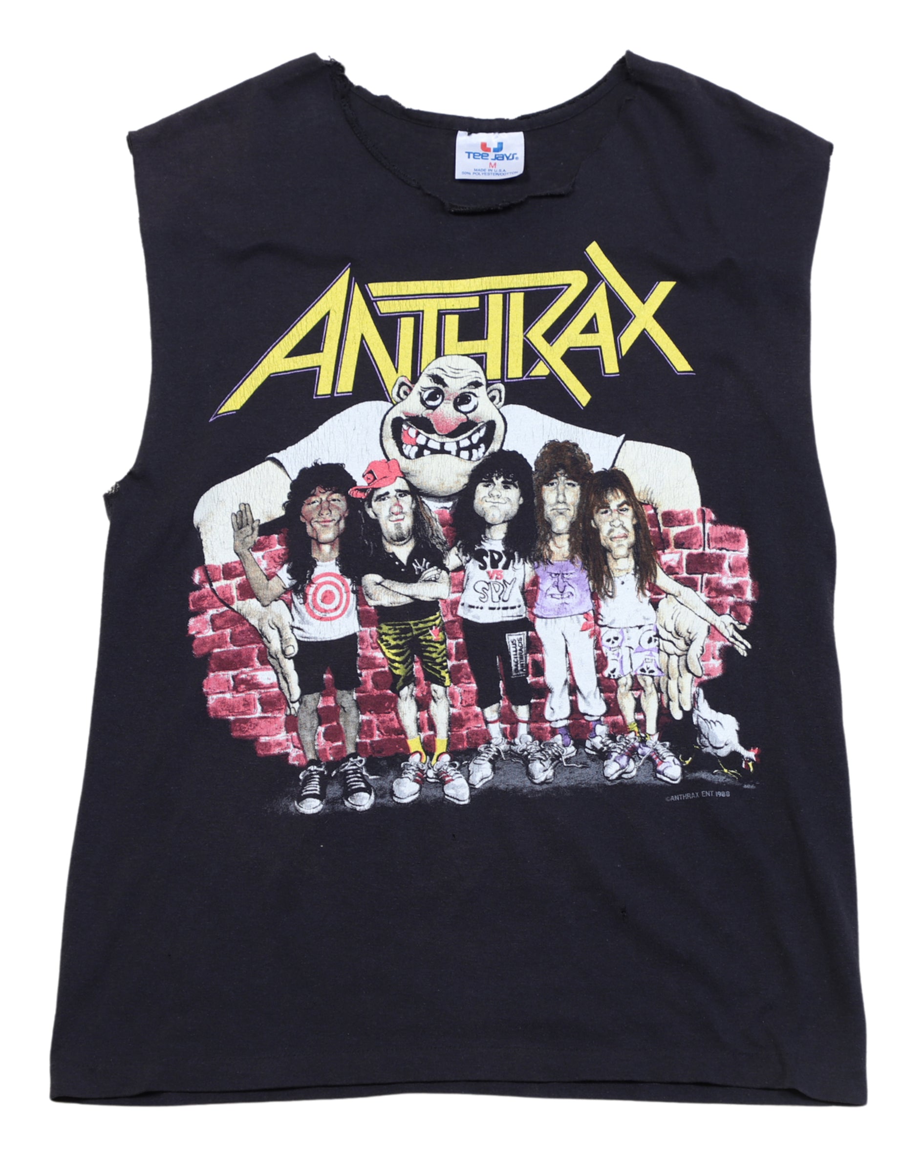 Anthrax State of Euphoria 1988 T-Shirt MEDIUM USA Front