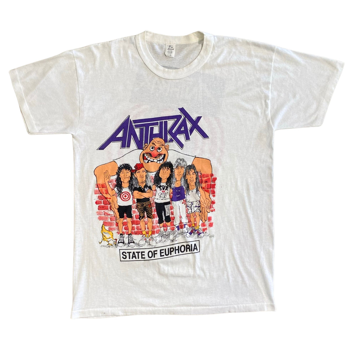 アンスラックスANTHRAX EUPHORIA 4 Tシャツ 1993年製 アンスラックスANTHRAX EUPHORIA 4 Tシャツ 1993年製 - メルカリ