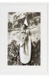 Archival Surf Photo Catalina Surf Girl White Wood Frame 22 W x 31 H