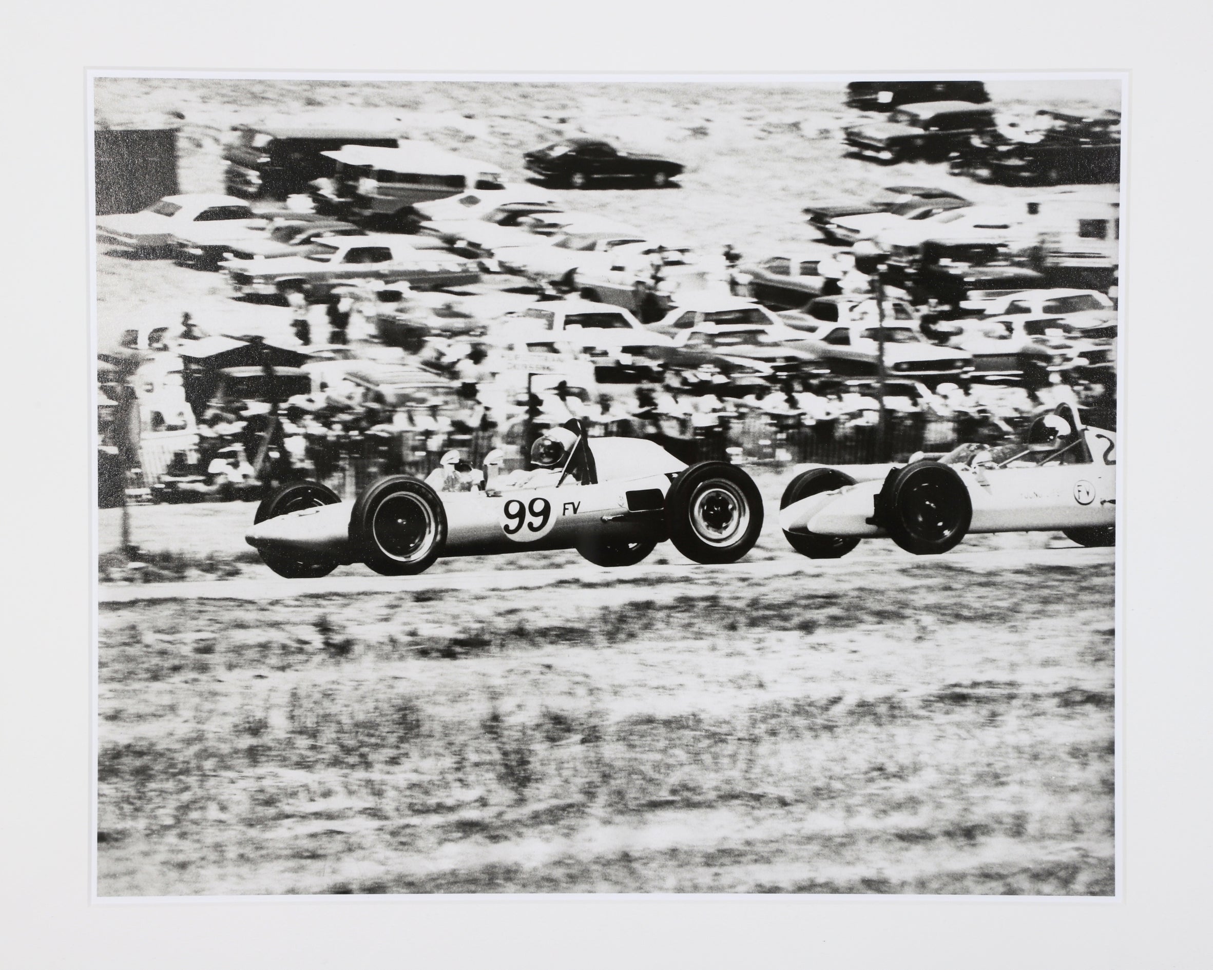 Archival 99 Race Car Photo Close Up