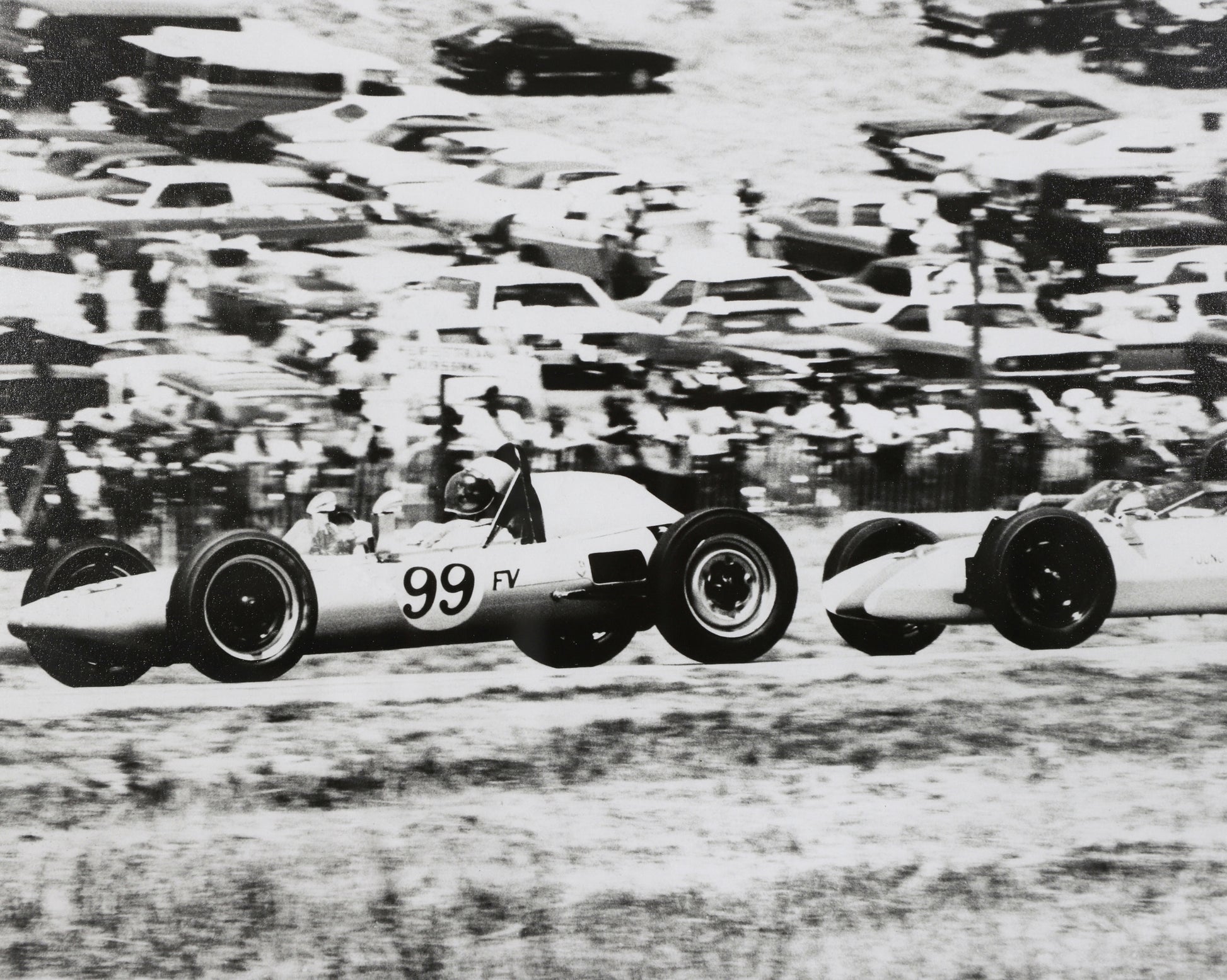 Archival 99 Race Car Photo Close Up 2