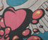 Authentic 1960s "Time Stands Still" Psychedelic Concert Banner Heart Close Up
