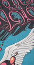 Authentic 1960s "Time Stands Still" Psychedelic Concert Banner Wing Close Up
