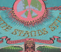 Authentic 1960s "Time Stands Still" Psychedelic Concert Banner Title Close Up View