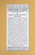 Automobile Cigarette Cards Collection with Maroon Matt and Oak Frame – England, 1930s