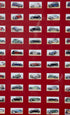 Automobile Cigarette Cards Collection with Maroon Matt and Oak Frame – England, 1930s
