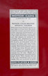 Automobile Cigarette Cards Collection with Maroon Matt and Oak Frame – England, 1930s