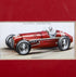 Automobile Cigarette Cards Collection with Maroon Matt and Oak Frame – England, 1930s