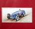 Automobile Cigarette Cards Collection with Maroon Matt and Oak Frame – England, 1930s
