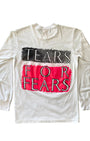 Tears for Fears White T-Shirt Sz SMALL 1980s.