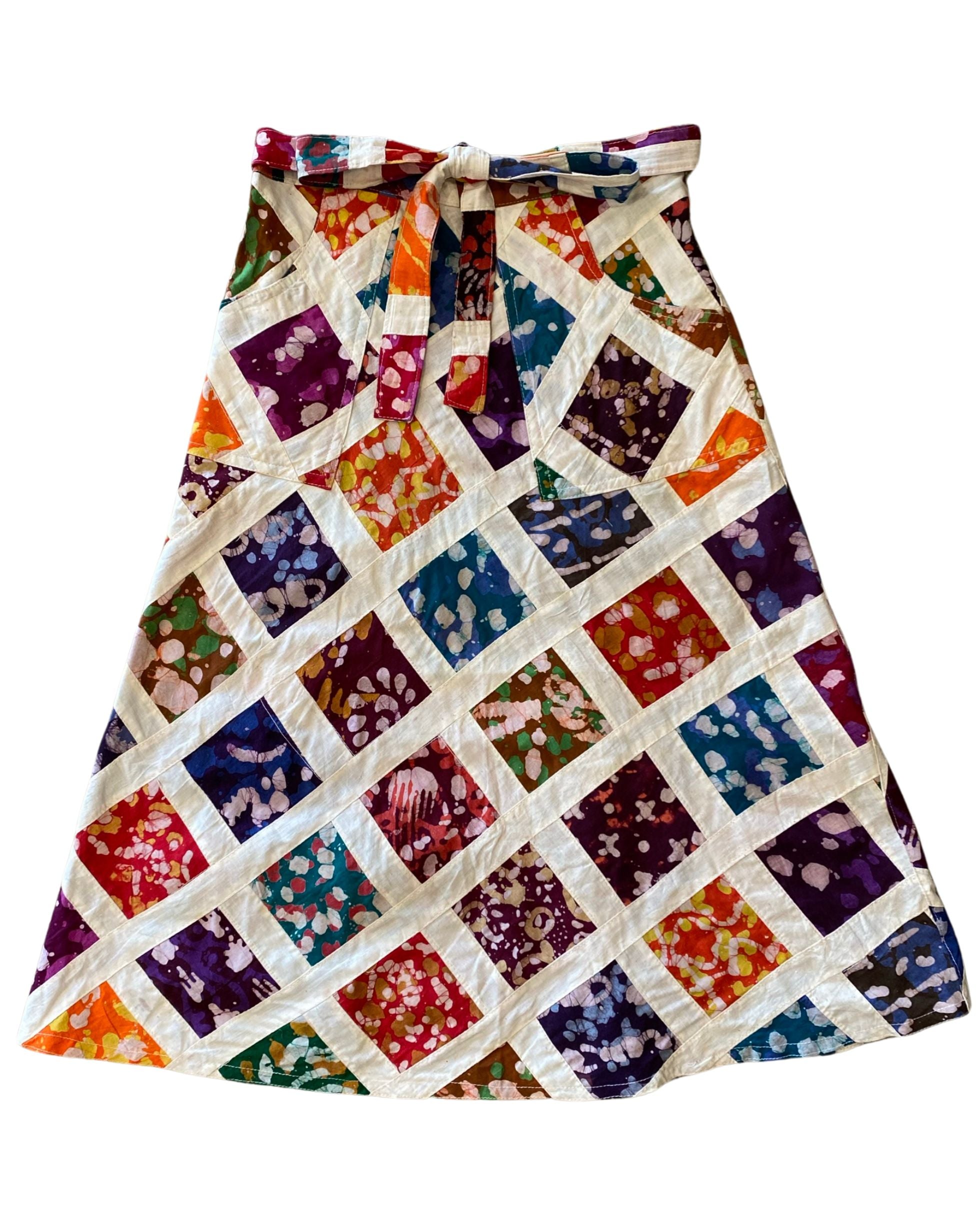 1970s Batik Wrap Skirt – New Old Stock