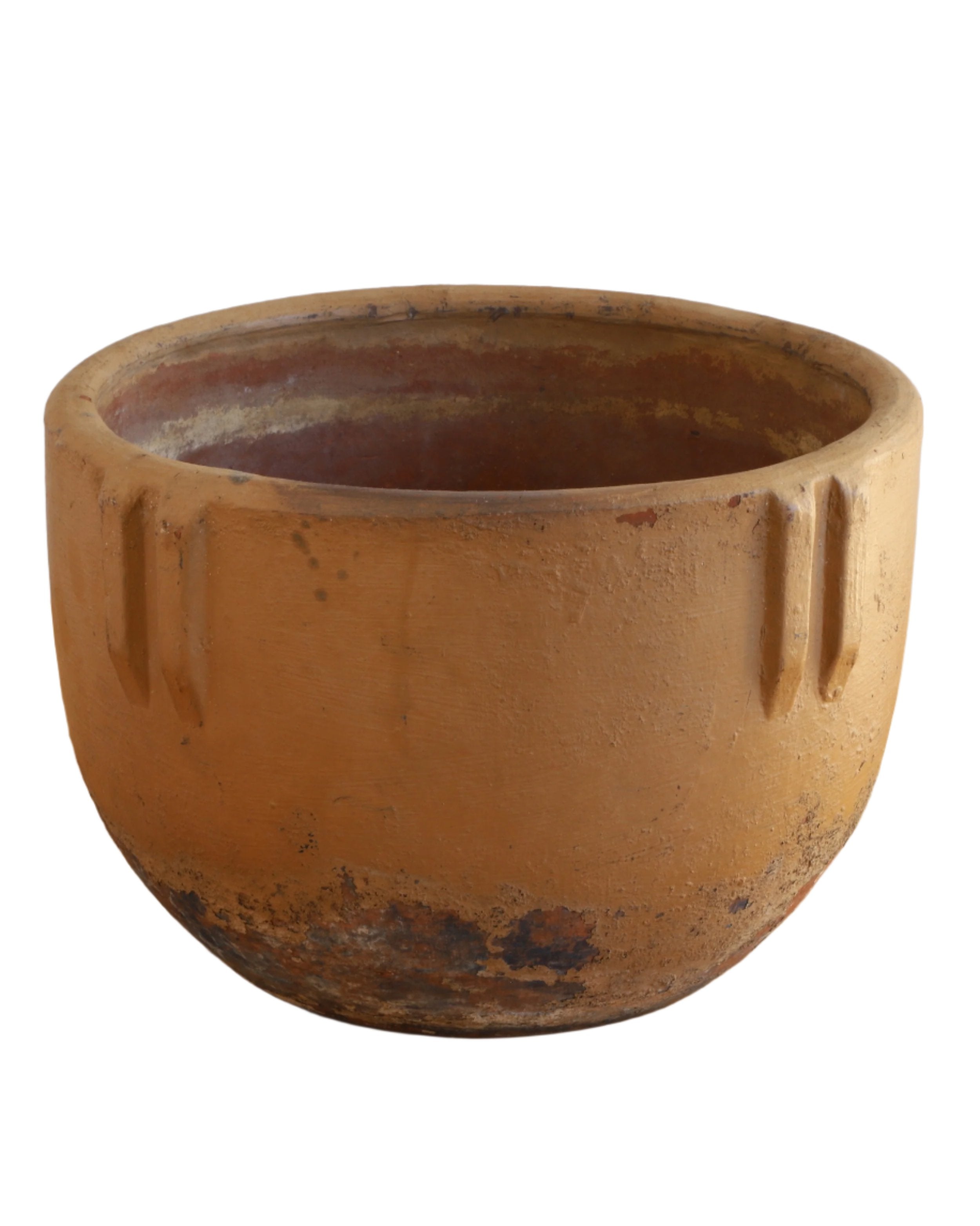 Antique Bauer Pottery Indian Plant Pot Bowl - Terracotta Redware, 1920s-30s