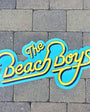 The full view of the Beach Boys Cardboard Sign 1980s.