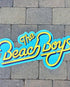 The full view of the Beach Boys Cardboard Sign 1980s.