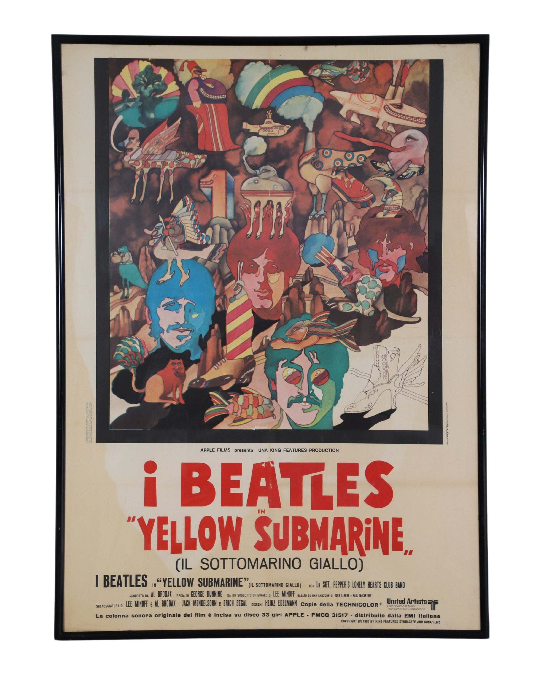 Beatles Yellow Submarine Full View