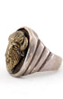Bison Brass + Sterling Silver Ring sz 10.5