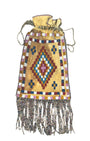 Buckskin Beaded Pouch View 1