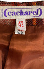 Close-up of Cacharel label – Made in France, size 42.