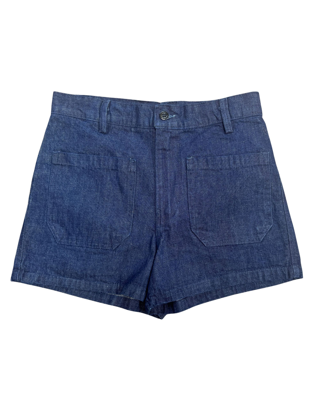 California Handmade Denim Sailor Shorts - Deep Indigo Utility