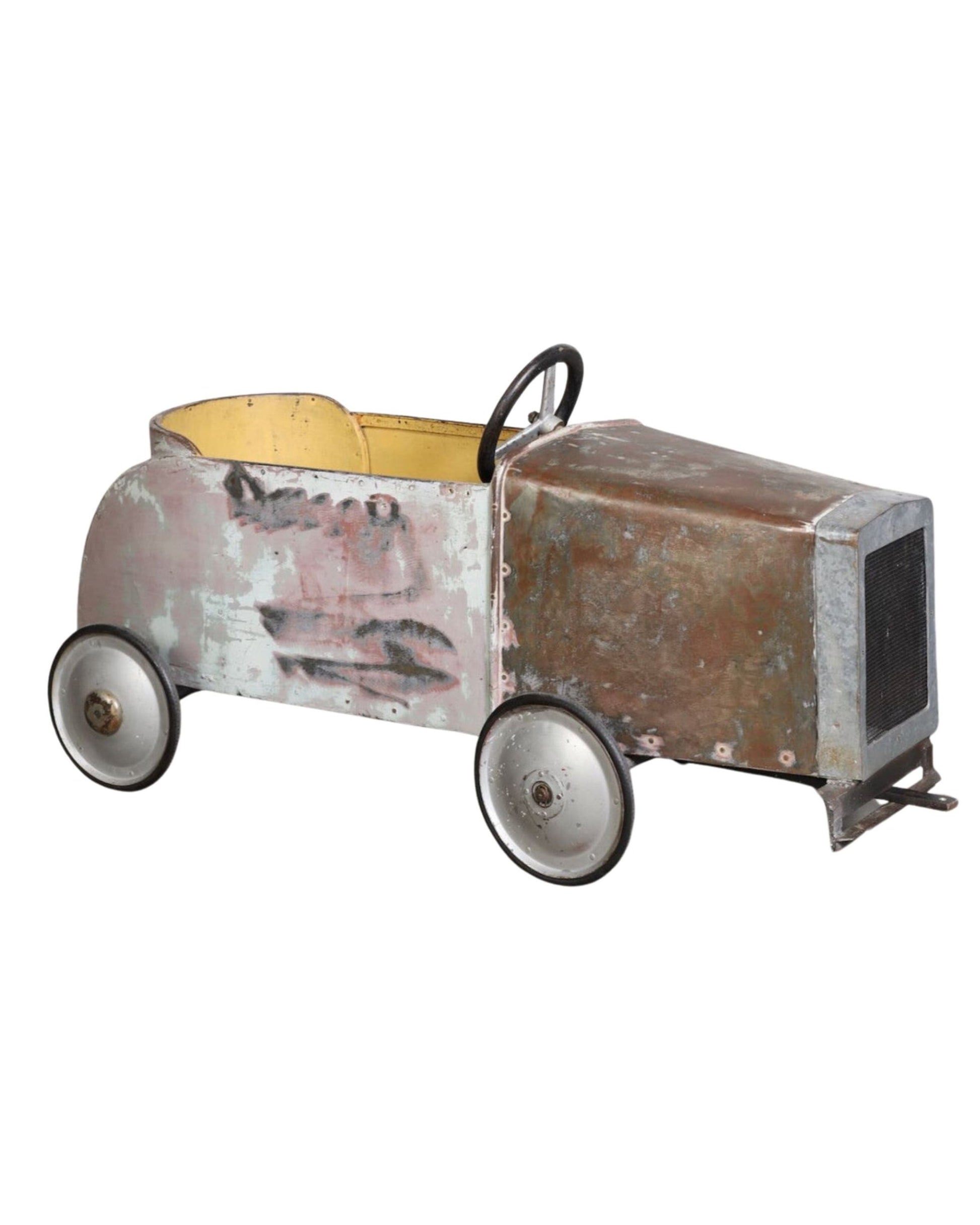 Original 1930s Carnival Car Ride – Solid Metal Construction