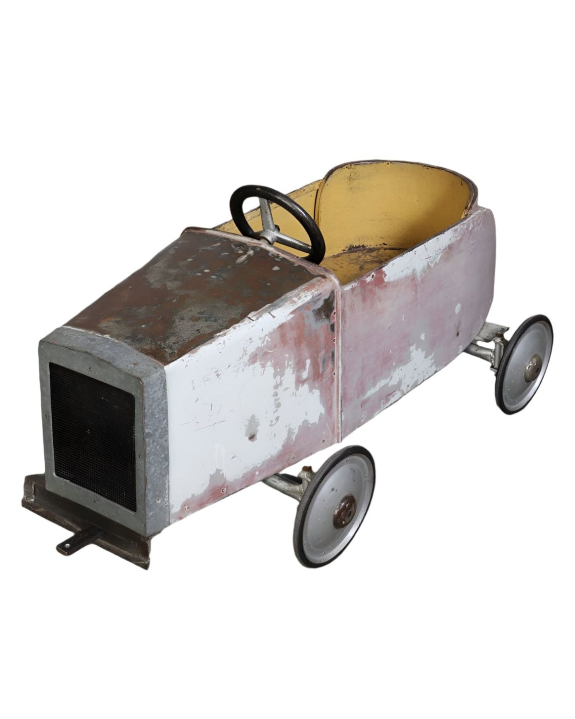 Original 1930s Carnival Car Ride – Solid Metal Construction
