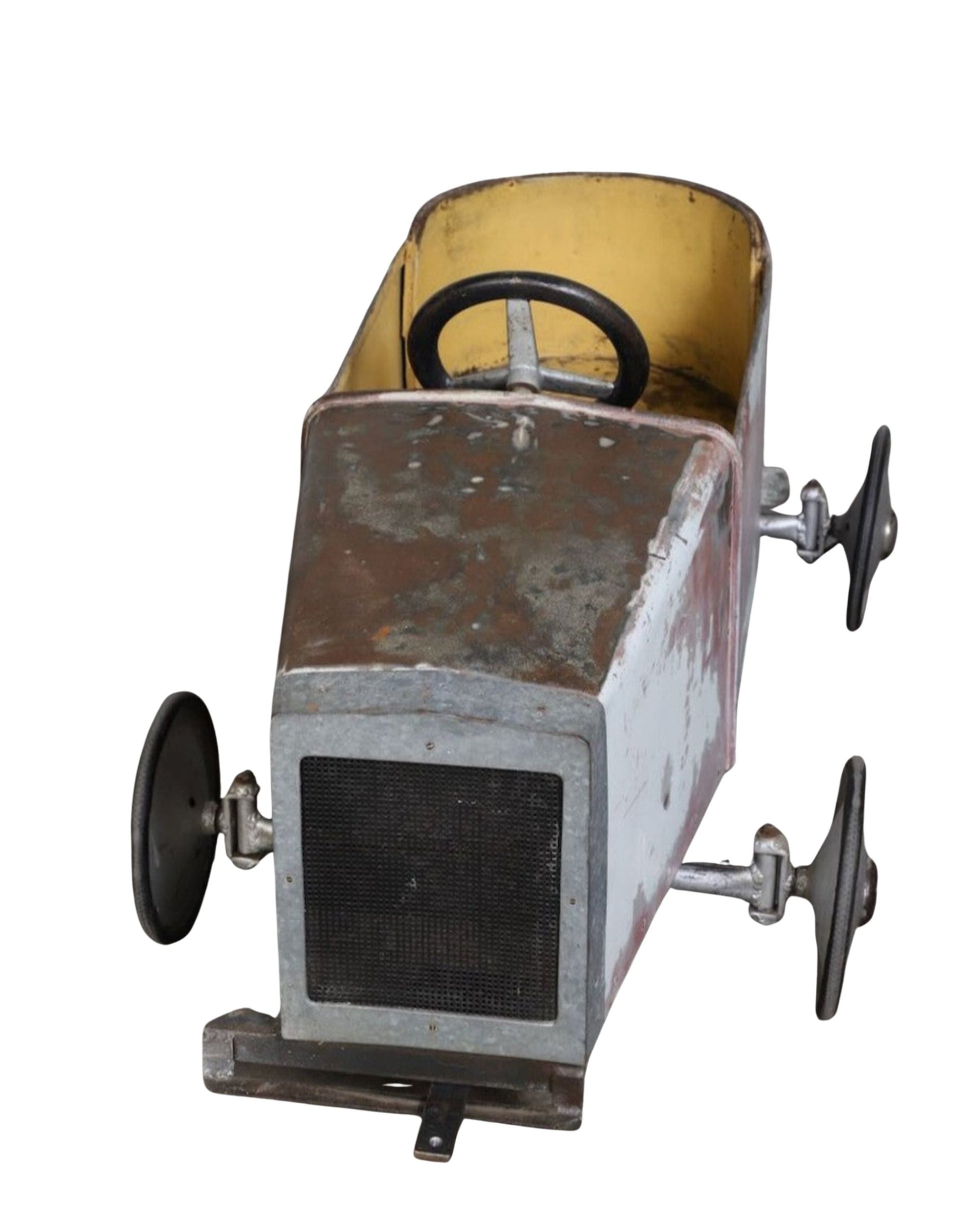 Original 1930s Carnival Car Ride – Solid Metal Construction