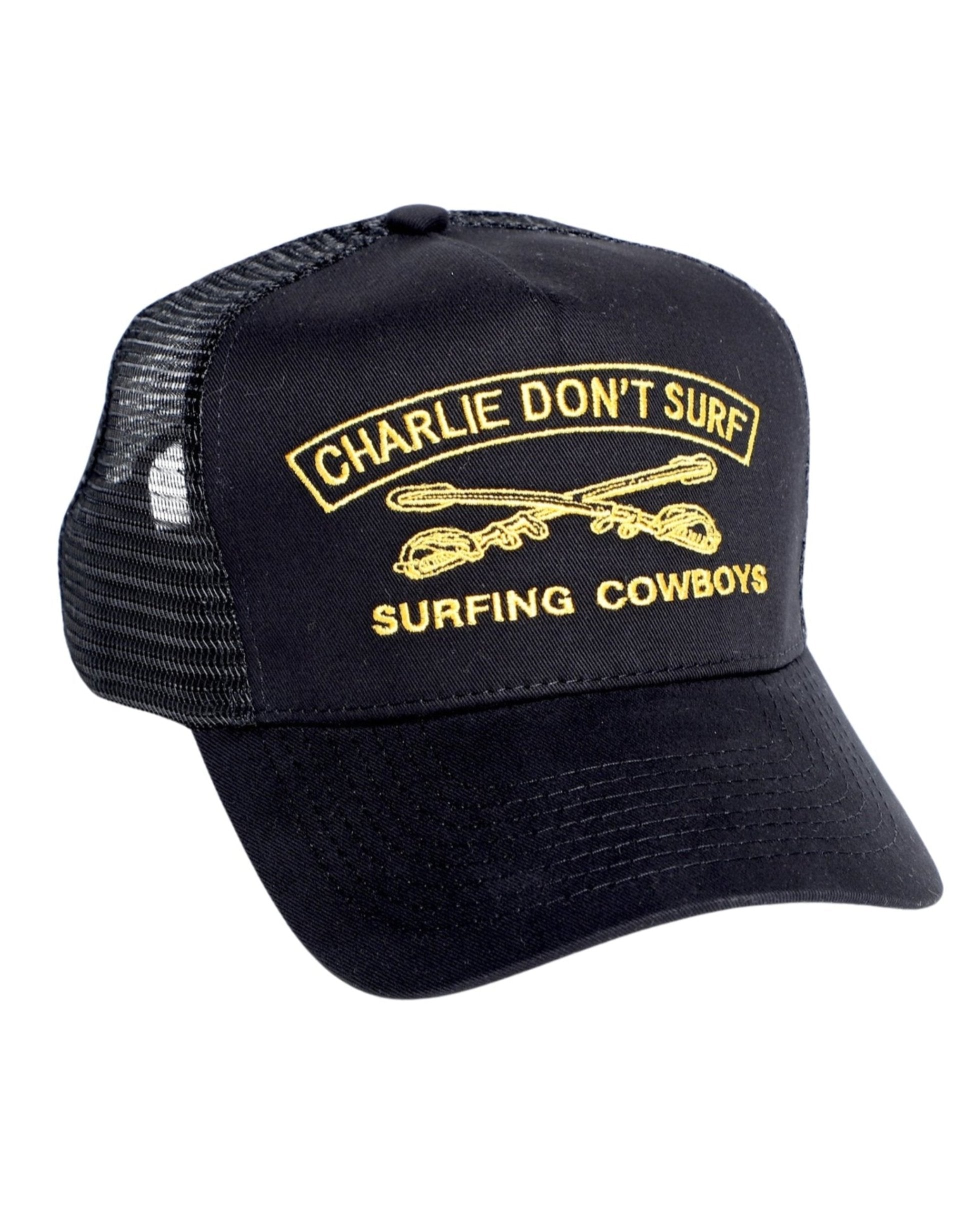 Charlie Hat Black Side Angle View